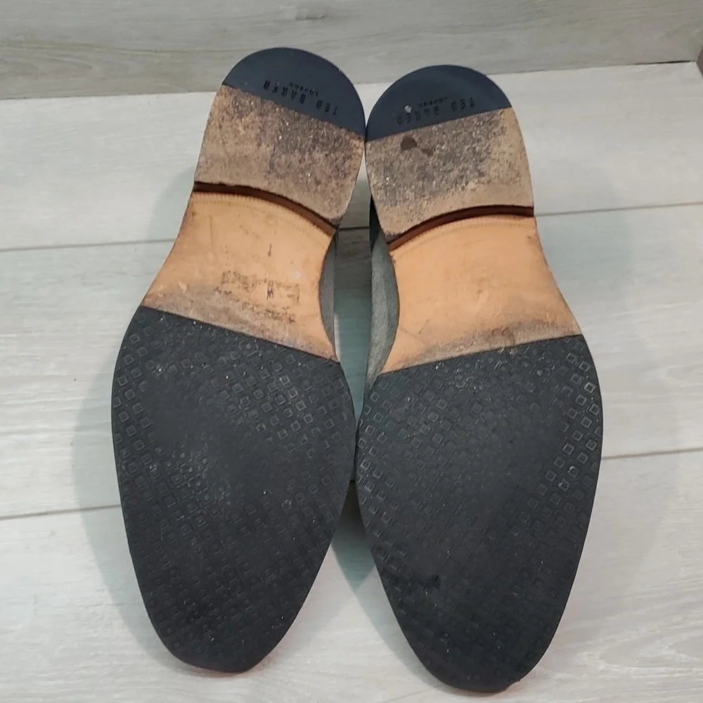 Ted Baker London Mens Linnus Ankle High Tip Suede Chukka Boots shoes sz 11.5